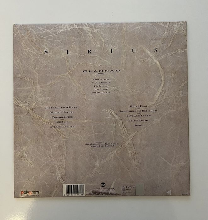 LP Vinyl Clannad - Sirius