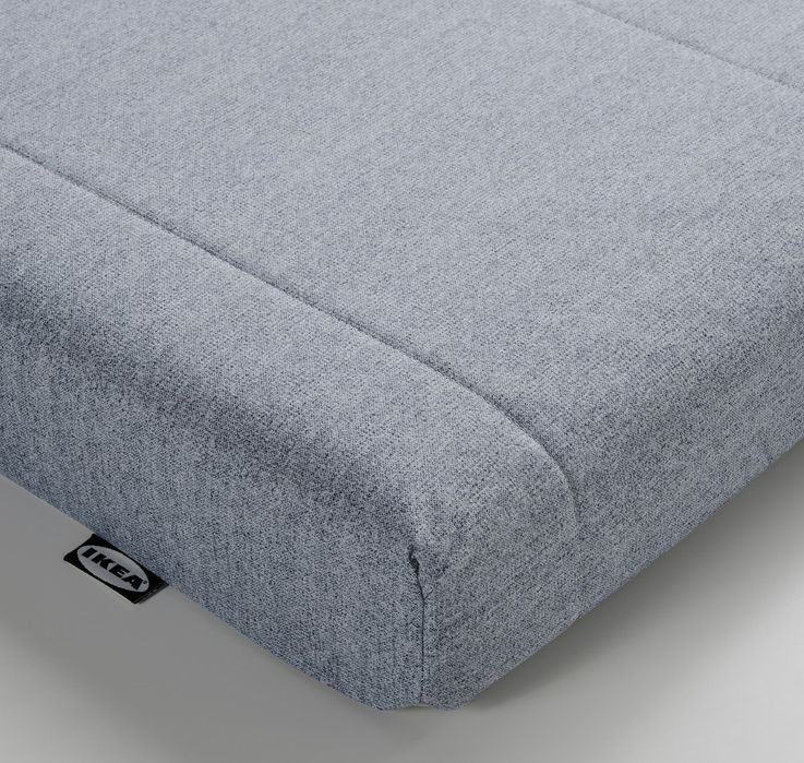 Materac piankowy 90x200 cm IKEA jasnoniebieski
