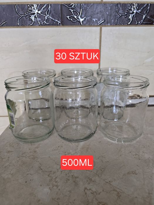 Słoiki 500 ml 30 szt