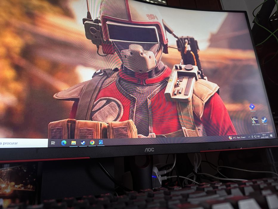 Setup gaming i7 monitor curvo RTX