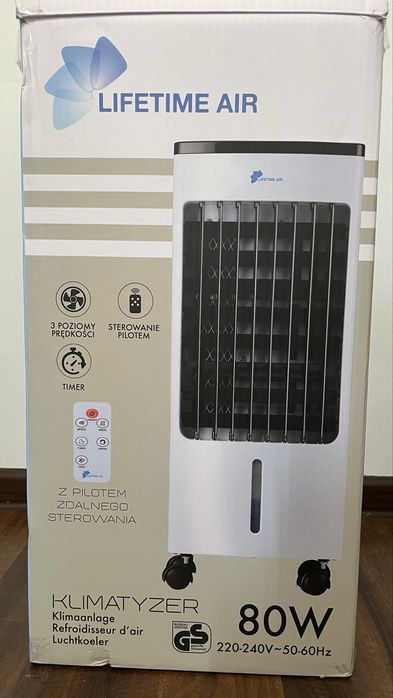 Klimator wentylator pionowy Lifetime Air na wodę Nowy Sprawny