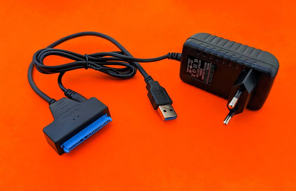 Переходник SATA - USB 3.0 адаптер для SSD HDD 2,5"/3,5"
