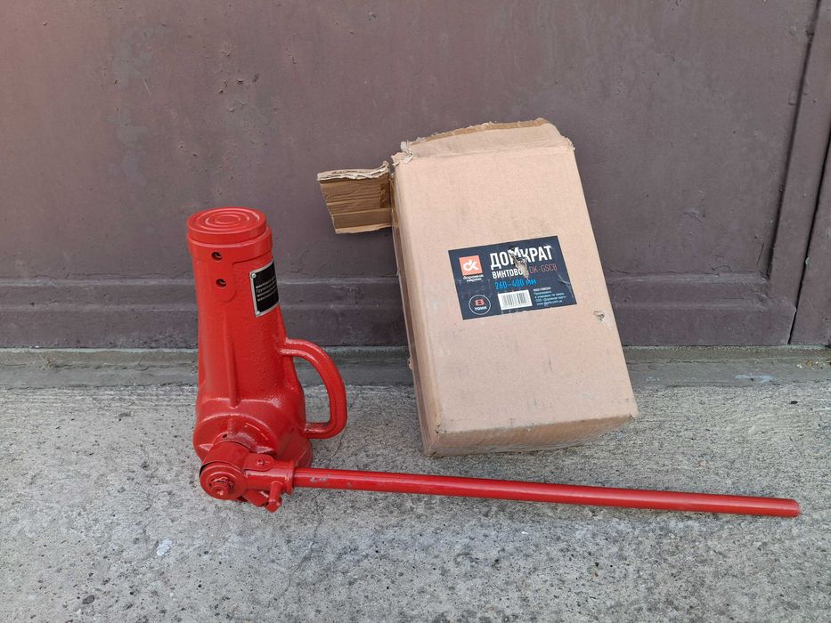 Домкрат 8т механический бутылочный 260-400мм