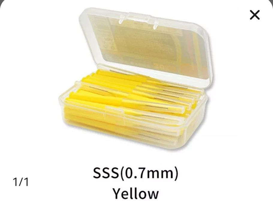 Міжзубні щітки, йоржики 0,7мм