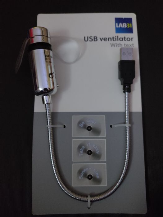 Wentylator USB z LED