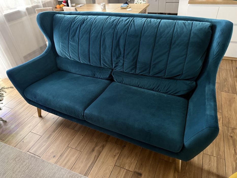 Kanapa ETAP SOFA ciemno zielono niebieska