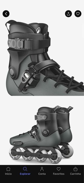 Patins em linha adulto FREESKATE MFS 500