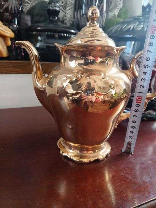 Fryderyka PRL duży dzbanek złocony