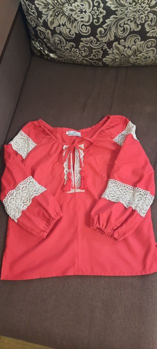Лляна блуза вишиванка Merezhka