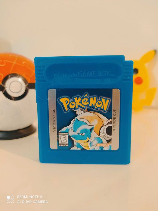 3 gry Pokemon: Yellow, Blue, Crystal. Gameboy Color/Advance/Pocket