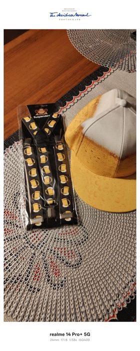 Czapka + szelki dla piwoszy