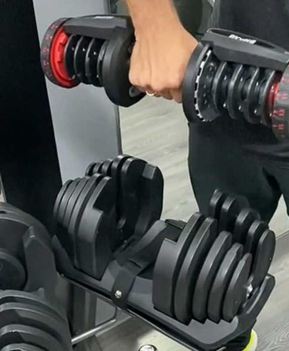 регулируемая гантеля 5 - 40 кг + подставка 17 уровней гантелі гантель