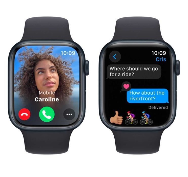 Смарт-годинник apple watch series 9 45 mm A2980 Midnight Aluminium