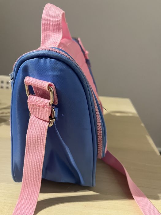 Lancheira térmica Luluca original rosa e azul