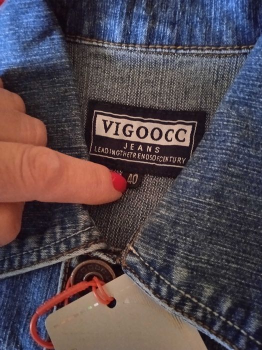 Джинсовая куртка VIGOOCC новая р.S