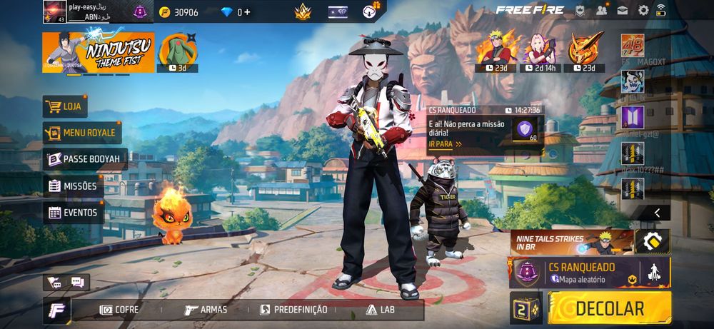 Conta de free fire