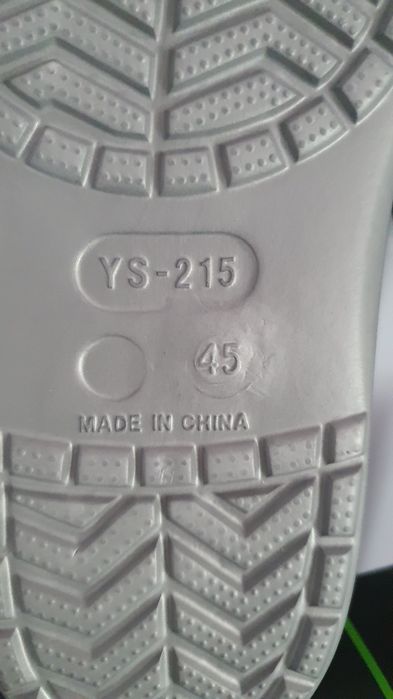 Crocsy  / klapki męskie szare z pianki rozmiar 45