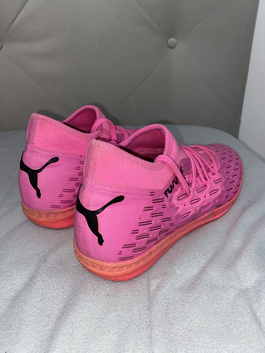 Chuteira Puma Rosa Futsal Nº 41 — Pouco Usada