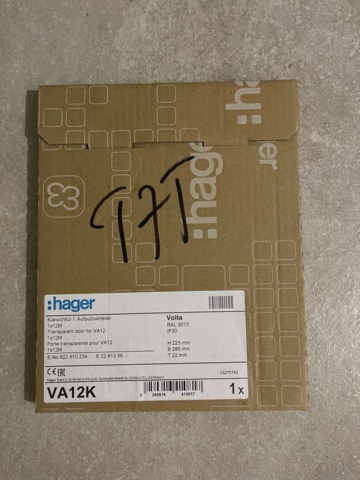 Дверцята Hager VA12K
