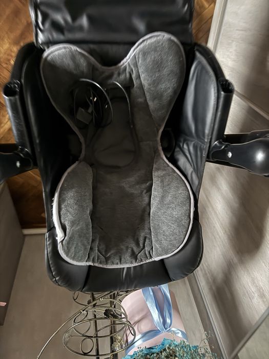 Стільчик-гойдалка Carrello Cascata CRL-10303/1 Space Black