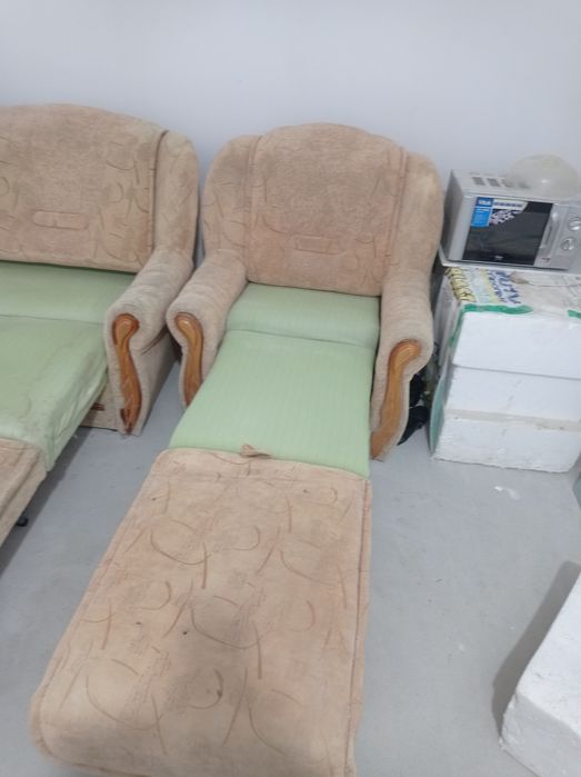 Диван + 2 крісла розкладні ,Терміново!