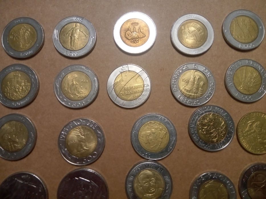 Монети Сан-Марино, Італії, Ватикану,  Екваторіальної Гвінеї, Великої Б