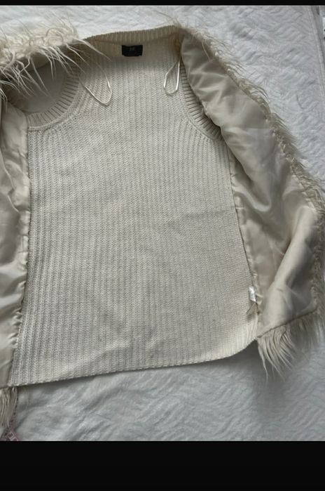 #F&F kamizelka beżowa XS