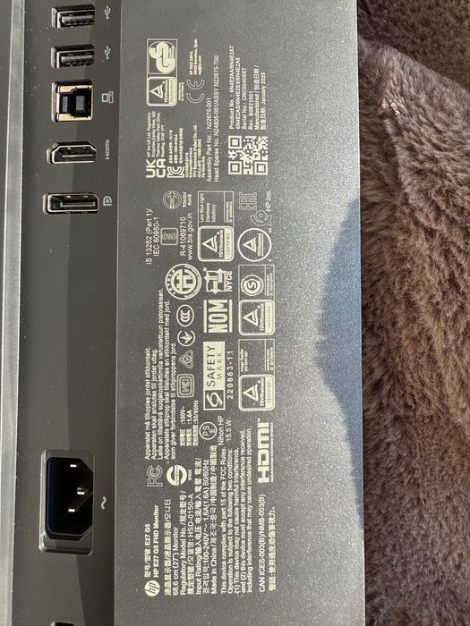 HP E27 G5 27" IPS 75Hz- Monitor Klasy Biznes (Pivot, Hub USB)