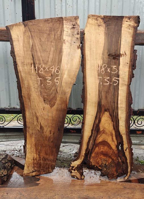 Грецький горіх, груша, ясен, шовковиця, слеб, зріз,дошки, слэб, срез