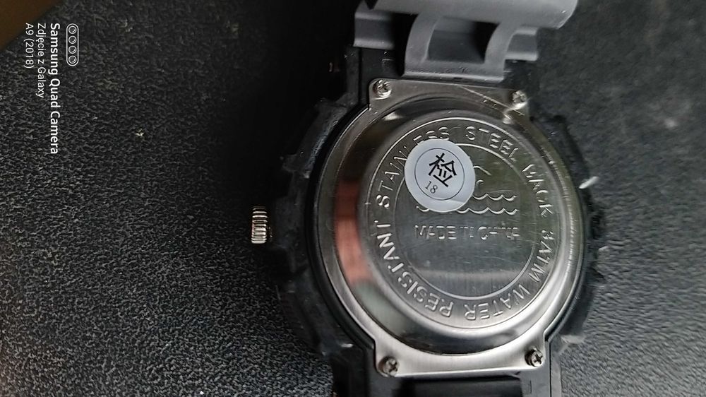 Nowy męski zegarek sportowy, 3 ATM, datownik, alarm, stoper