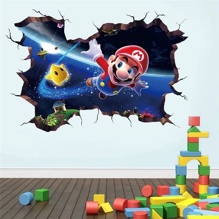 Autocolante parede super Mário BROS