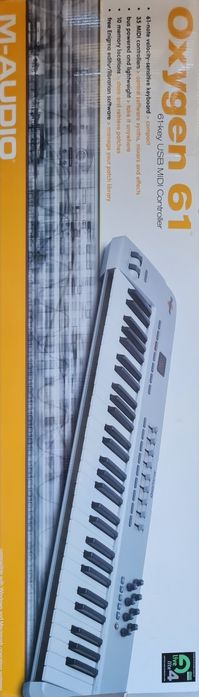 M-Audio Oxygen 61 :
Kontroler USB DAW
61 pełnowymiarowych
