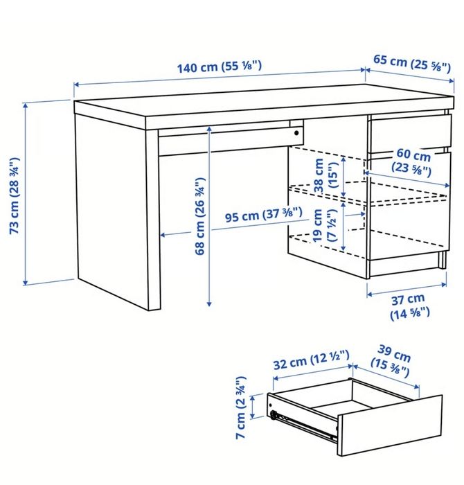 Biurko Ikea Malm