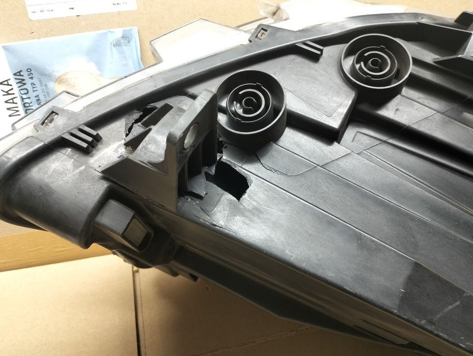 Mercedes sprinter w910 w907 lampa przódewa full led przetwornice