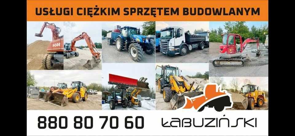 wywóz ziemi , gruzu,