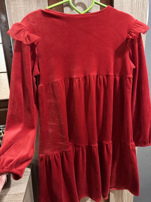 Сукня велюрова на дівчинку 10-12 років