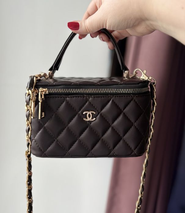 Сумка крос-боді Yves Saint Laurent та Chanel стьобані vanity кейс