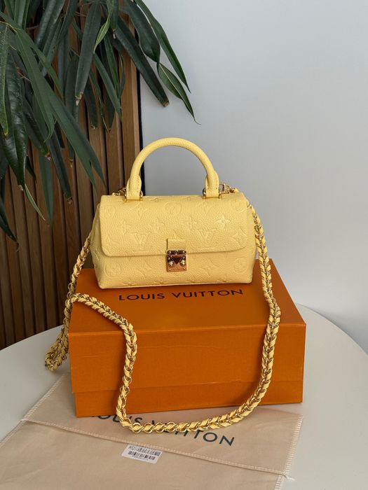 Сумка Louis Vuitton / сумочка луї віттон жовта рожева