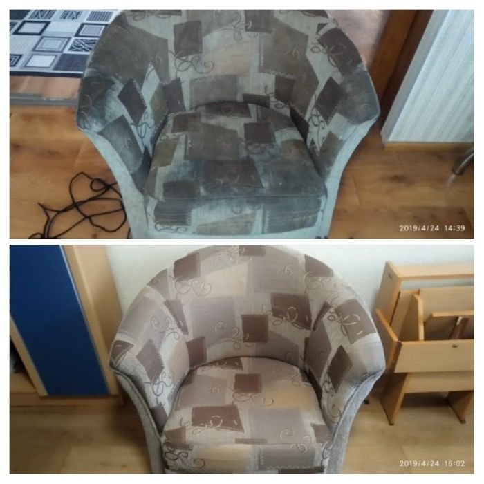 Хімчистка м’яких меблів, матраців, килимових покриттів