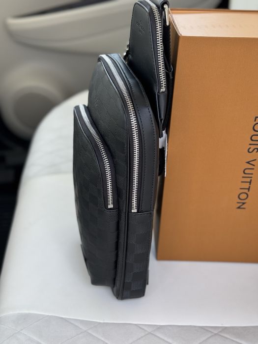 Чоловіча мужская сумка бананка слінг Louis Vuitton