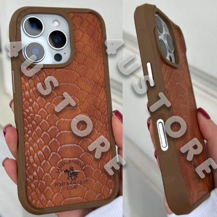 Чехол кожаный Polo Magsafe на iPhone 16 Pro Max чохол Шкіряний