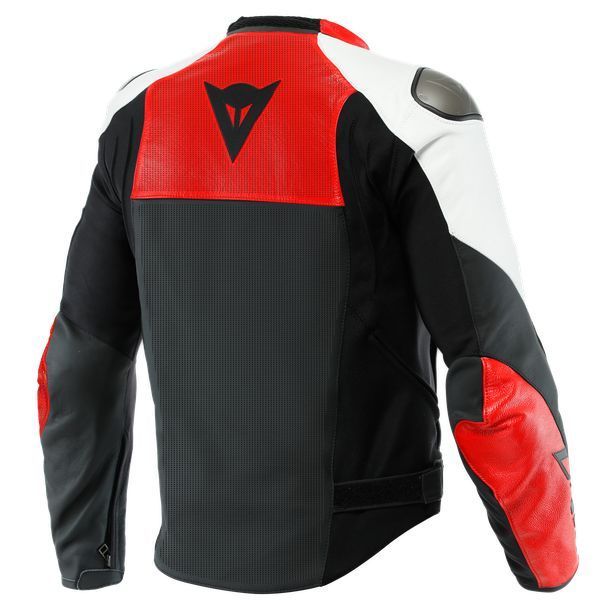 casaco pele dainese sportiva perfurado