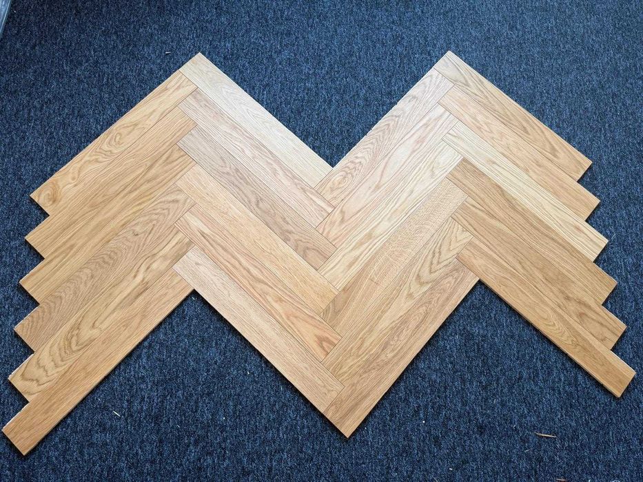 Jodełka klasyczna dębowa 11x100x600 Select Lakier UV
