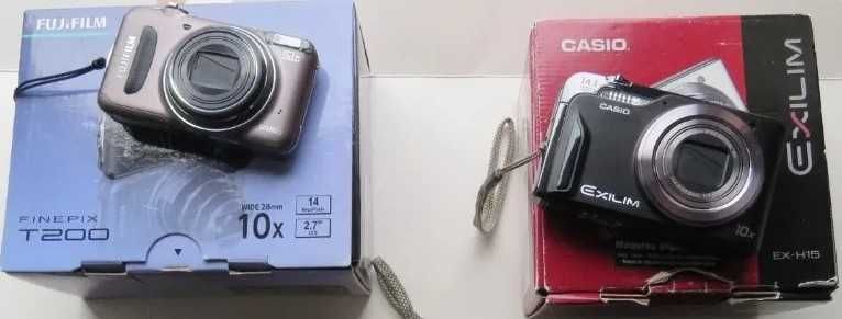 FujiFilmT200_CasioEX-H15-Foto digitais, compactas;LER anuncio