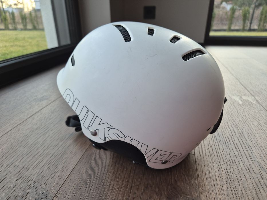 Kask Quicksilver biały 56 cm