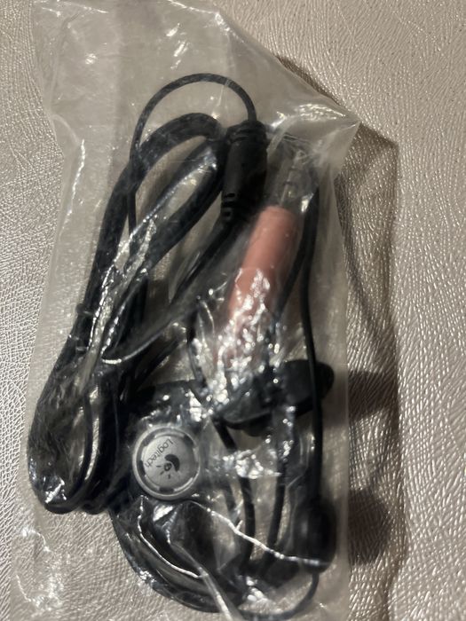 Sluchawka zauszna Logitech z mikrofonem nowa komputerowa