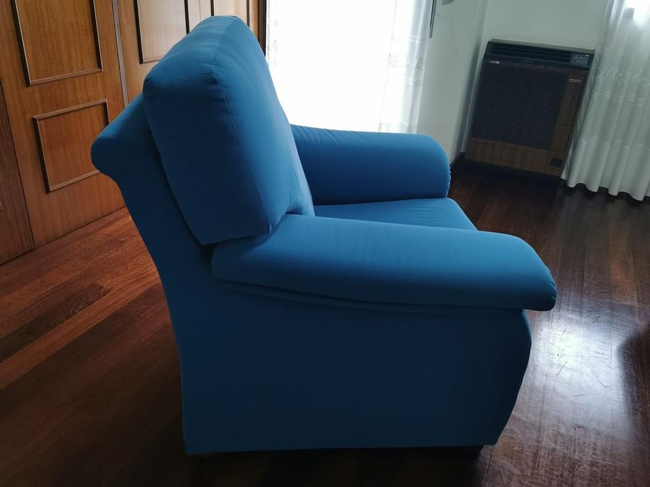 Poltrona sofá azul