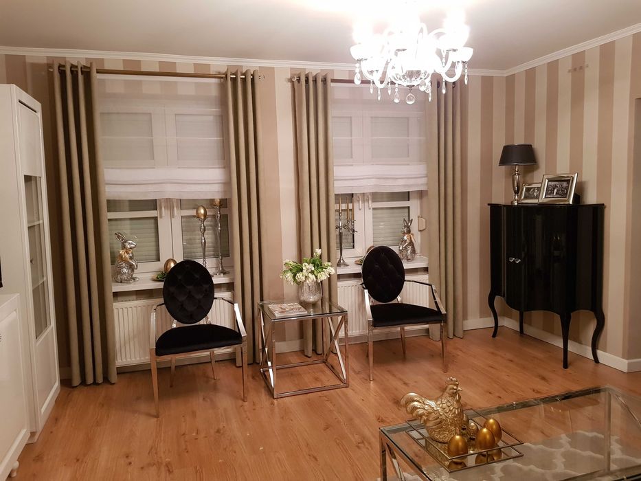 Piękna Para Foteli, czarny welur + chrom, PRIMAVERA HOME, idealne