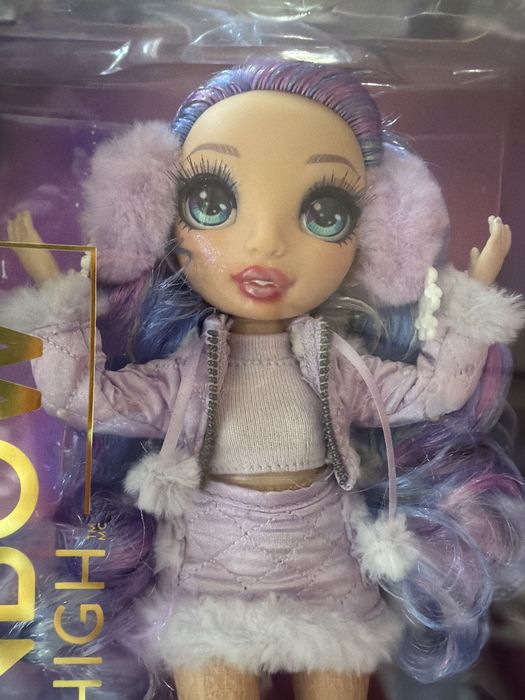 Лялька Rainbow high зимова фіолетова