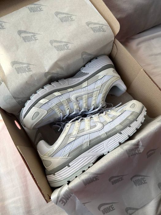 Nike P-6000 white grey / жіночі кросівки найк / женские кроссовки 39
